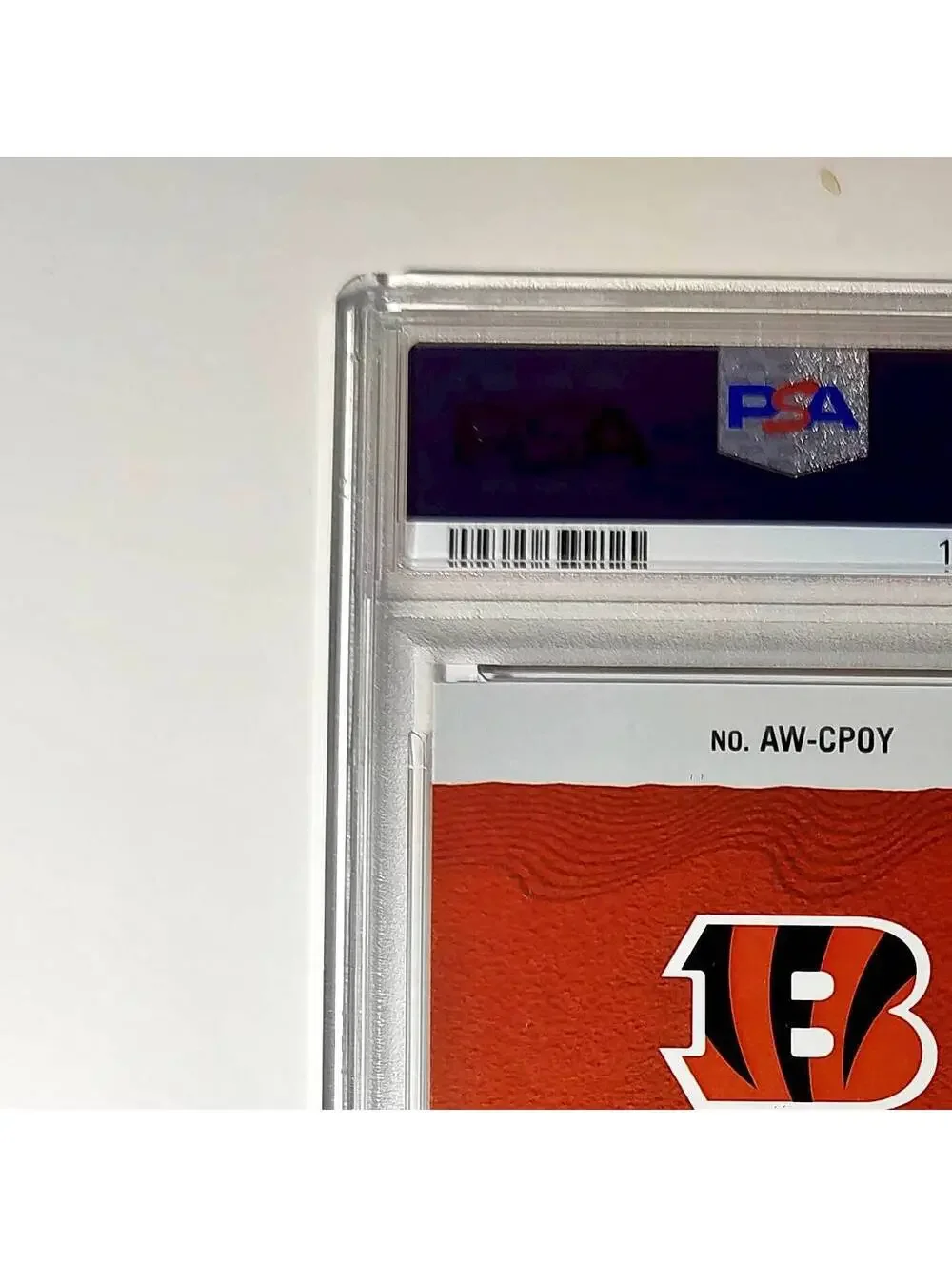 Joe Burrow 2024 Panini NFL AP Comeback Player of the Year Bengals PSA 9 Mint
